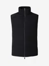 Herno Zip-up Puffer Gilet In Black