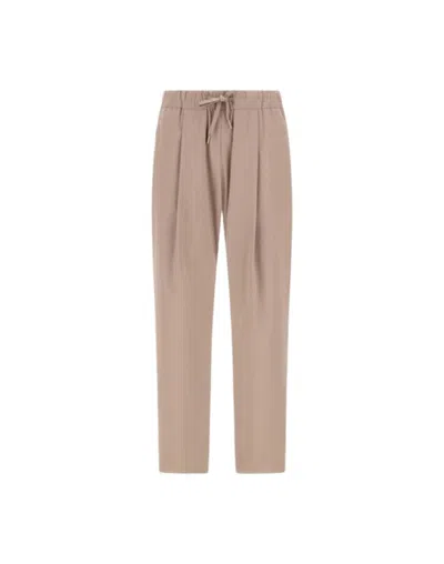 Herno Ultra-light Women's Regular Fit Trousers In Gray