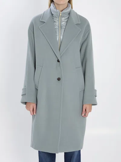 HERNO HERNO ULTRALIGHT WOOL AND NYLON COAT