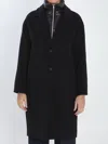 Herno Lightweight Wool And Nylon Outerwear In Black