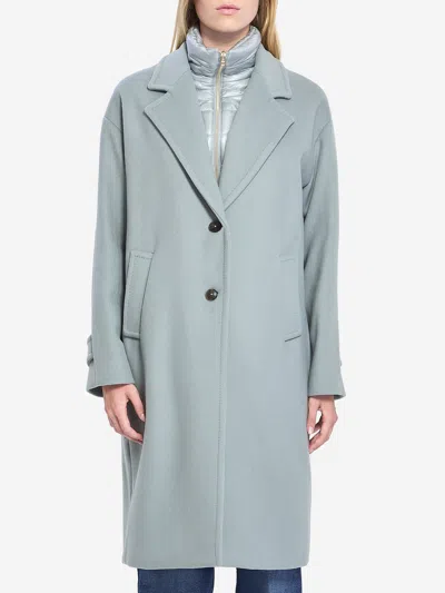 Herno Lightweight Wool And Nylon Outerwear In Gray
