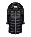 Herno Ultralight Zipped Quilted Coat In Black