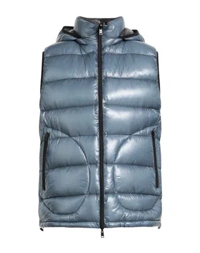 Herno Ultrlight Engineering 7 Den Man Vest Slate Blue Size 40 Polyamide, Elastane