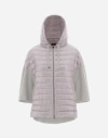 Herno Unlimited Compact Cotton And Nylon Ultralight Jacket In Ice