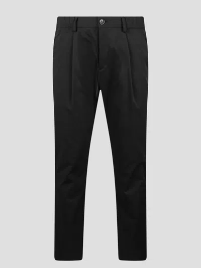 Herno Unwashed Lightweight Scuba Pants In Black