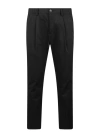 Herno Unwashed Lightweight Scuba Pants In Black