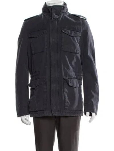 Pre-owned Herno Utility Jacket In Blue