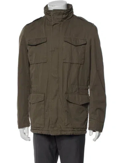 Pre-owned Herno Utility Jacket In Green