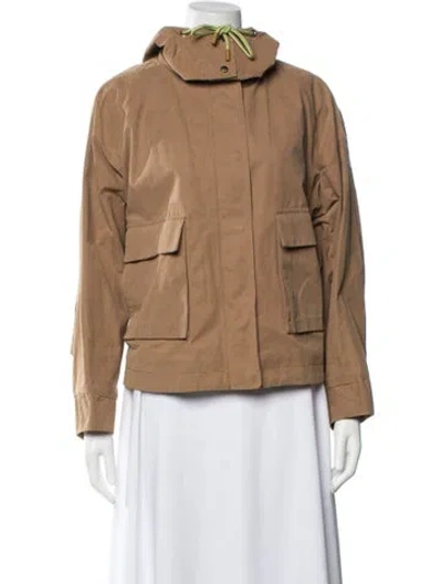 Pre-owned Herno Utility Jacket W/ Tags In Brown