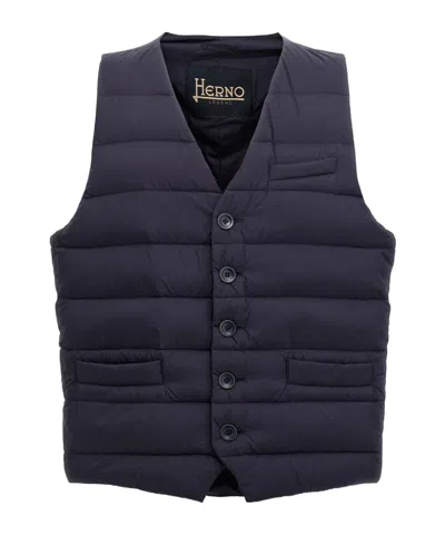 HERNO HERNO V-NECK QUILTED GILET