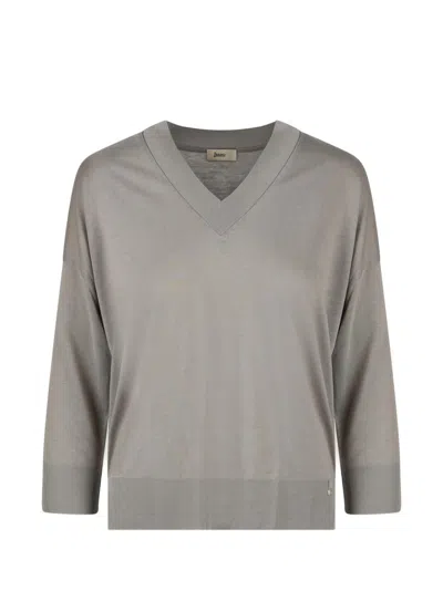 Herno V-neck Knit Sweater