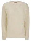 Herno V-neck Long-sleeved Sweater