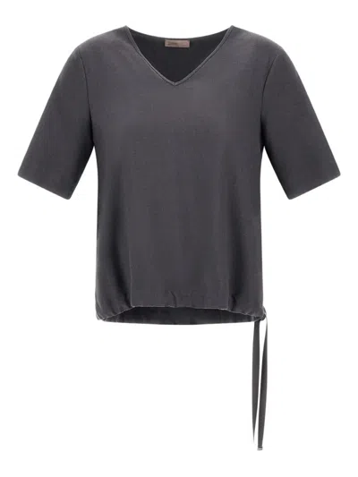 HERNO V-NECK T-SHIRT