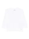 Herno White Cotton Blend Sweater In White