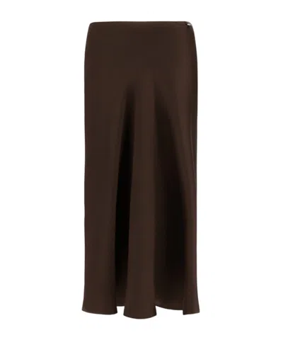 Herno Vacation-style Skirt In Brown