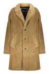 Herno Vegan Fur Coat In Brown