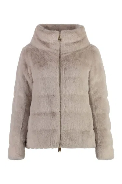 HERNO VEGAN FUR JACKET