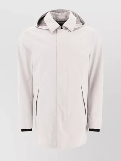 Herno Vent Back Pockets Hood Long Sleeves