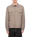 Herno Versatile Gray Jacket With Button Closure In Neutrals