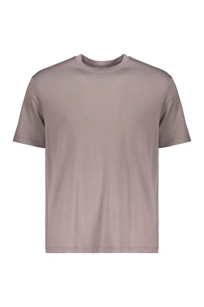 Herno Versatile T-shirt In Soft Quality Fabric In Gray