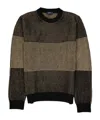 Herno Vertical-stripe Colour-block Sweater In Multi