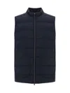 Herno Black Polyamide Sleveless Jacket In Black