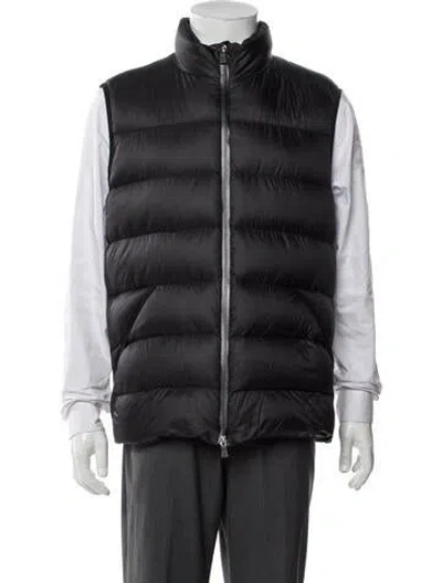 Pre-owned Herno Vest In Black