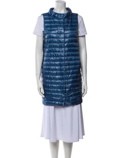 Pre-owned Herno Vest In Blue