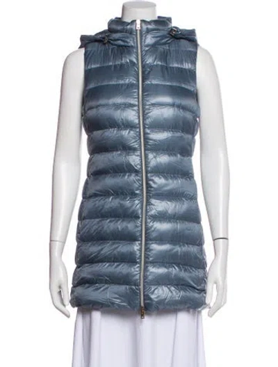 Pre-owned Herno Vest In Blue