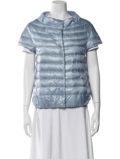 Pre-owned Herno Vest In Blue