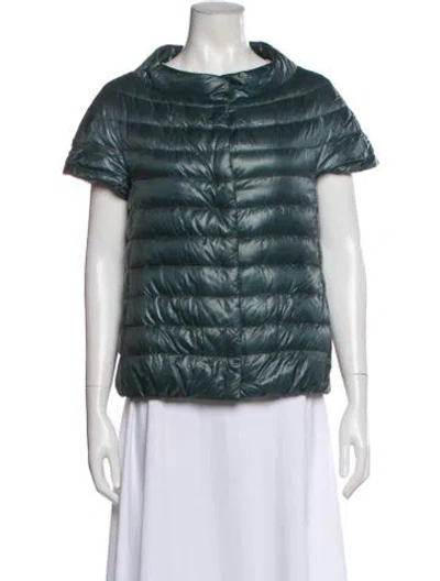 Pre-owned Herno Vest In Blue