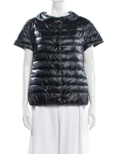 Pre-owned Herno Vest In Blue