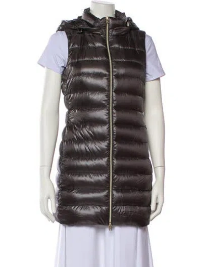 Pre-owned Herno Vest In Gray