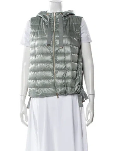 Pre-owned Herno Vest In Gray