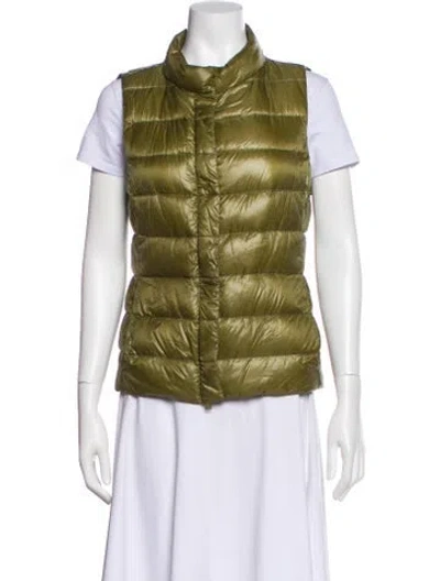 Pre-owned Herno Vest In Green