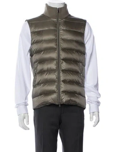 Pre-owned Herno Vest In Green