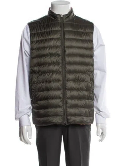 Pre-owned Herno Vest In Green