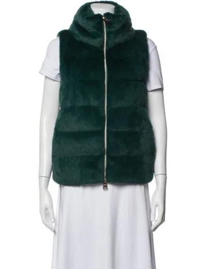 Pre-owned Herno Vest In Green