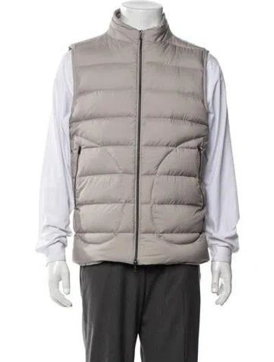 Pre-owned Herno Vest In Grey