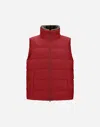Herno Vest In Arendelle And Monogram In Red