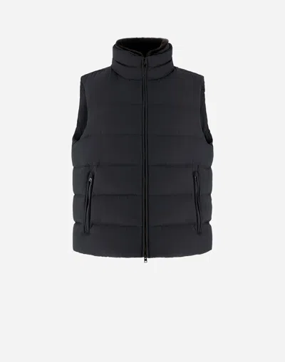 Herno Vest In Arendelle In Navy Blue