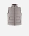Herno Vest In Arendelle In Taupe