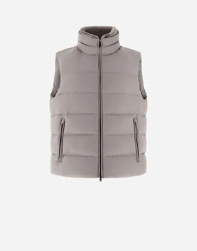 Herno Vest In Arendelle In Taupe