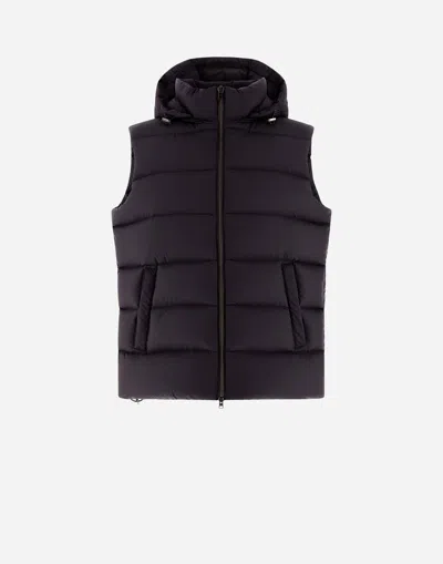 Herno Vest In Ecoage In Black