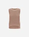 Herno Sequin-embellished Vest In Light Pink