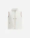 Herno Vest In New Lino In White