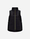 Herno Vest In Nylon Ultralight And New Techno Taffeta In Black