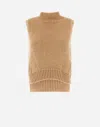 Herno スルタンニット ベスト In Camel