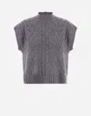 Herno エタニティウール ベスト In Grey