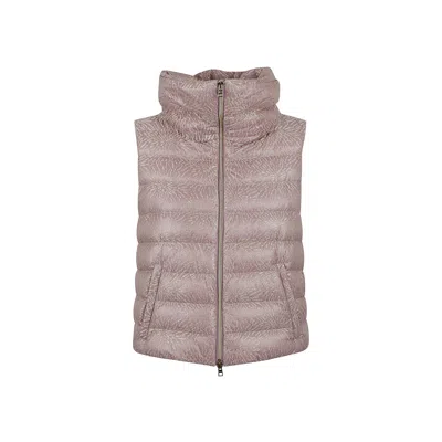 Herno Vest Jacket In Pink